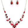 PROM Bridal wedding rhinestone necklace set