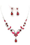 PROM Bridal wedding rhinestone necklace set