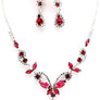 PROM Bridal wedding rhinestone necklace set