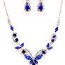 PROM Bridal wedding rhinestone necklace set
