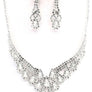 PROM Bridal wedding rhinestone necklace set