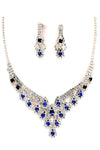 PROM Bridal wedding rhinestone necklace set