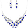 PROM Bridal wedding rhinestone necklace set