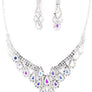 PROM Bridal wedding rhinestone necklace set