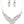 PROM Bridal wedding rhinestone necklace set