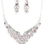 PROM Bridal wedding rhinestone necklace set
