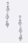 CZ Long Drop Iconic Earrings