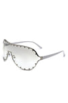 Oversize Rhinestone Fashion Aviator Sunglasses