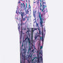 Mix Print Long Light Weight Kimono Cardigan