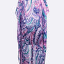 Mix Print Long Light Weight Kimono Cardigan