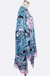 Vibrant Color Light Weight Kimono Cardigan