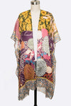 Floral Print Light Weight Kimono Cardigan