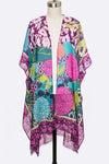 Floral Print Fashion Kimono Cardigan