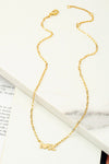 Real gold dipped love pendant necklace