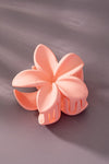 Bright color Hawaiian flower hair claw clip