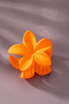 Bright color Hawaiian flower hair claw clip