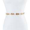 PRETTY FLOWER METAL CHAIN WAISTBAND BELT