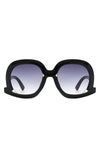 Women Round Oversize Geometric Fashion Sunglasses