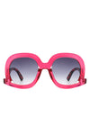 Women Round Oversize Geometric Fashion Sunglasses