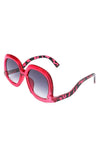 Women Round Oversize Geometric Fashion Sunglasses