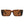 Rectangle Flat Top Retro Tinted Chunky Sunglasses