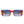 Rectangle Flat Top Retro Tinted Chunky Sunglasses