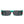 Rectangle Flat Top Retro Tinted Chunky Sunglasses