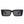 Rectangle Flat Top Retro Tinted Chunky Sunglasses