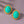 raffia straw button stud earrings