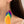 multi color feather drop earrings