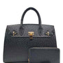 Ostrich Pad-lock 2-in-1 Satchel