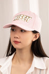 Wifey corduroy baseball cap