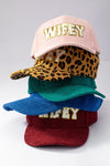 Wifey corduroy baseball cap