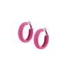 TRENDY ROUND MATT CUFF HOOP EARRING