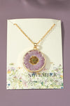 B A C K IN S T O C K Birth month dried flower NECK