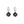 STONE DANGLING EARRINGS