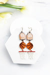 SPORTS BALL UNIFORM ACRYLIC DROP HOOK EARRING