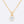 5mm Cubic Zirconia Pendant Necklace