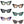 Square Retro Fashion Cat Eye Sunglasses