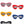 Girls Lips Shape Fun Tinted Kids Sunglasses