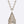 Large Teardrop Long Pendant Necklace