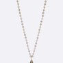 Large Teardrop Long Pendant Necklace