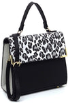 Colorblock Top Handle Satchel
