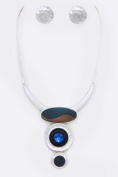 Mix Media Iconic Collar Necklace Set