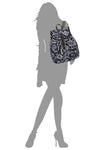 Paisley Printed Canvas Backpack