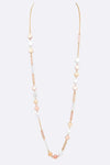 Mix Disk 36 Long Necklace