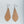 Lightweight Leather Drop Earrings - Chic Look