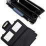 Fashion Turn Lock Crossbody Wallet