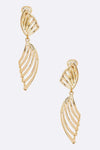 Iconic Designed Clip On Casting Earrings