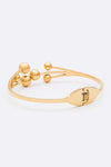 Stainless Steel Fashion Hinge Bangle